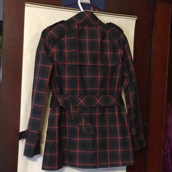 Coach woman short plaid button up jacket, XXS - Picture 3 of 6